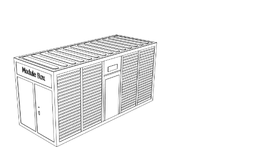 20-feet mobile mining container diagram